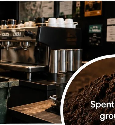 Espresso machine in a busy Auckland café