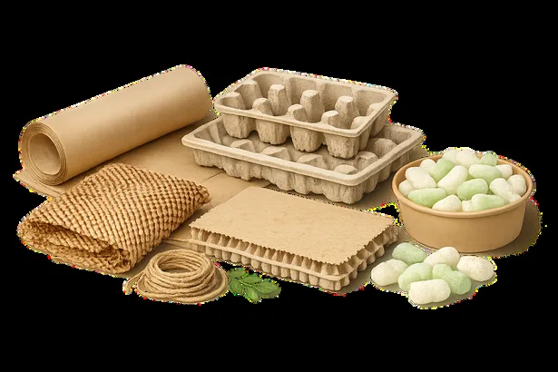 Coffee-based fibre packaging and material concepts