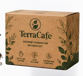 TerraCaffe kit packed and ready to grow
