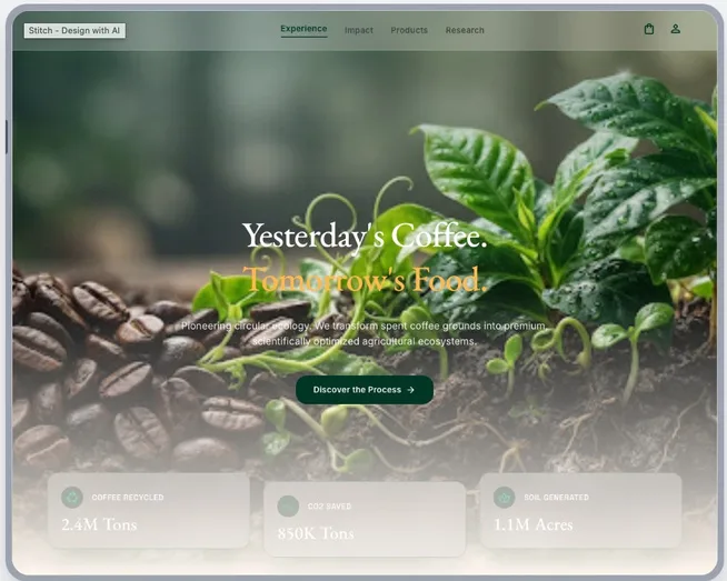 TerraCaffe global portal concept
